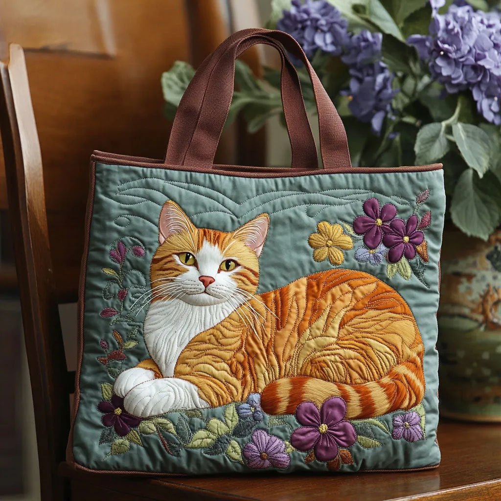 Handgefertigte Tasche – Rote Katze