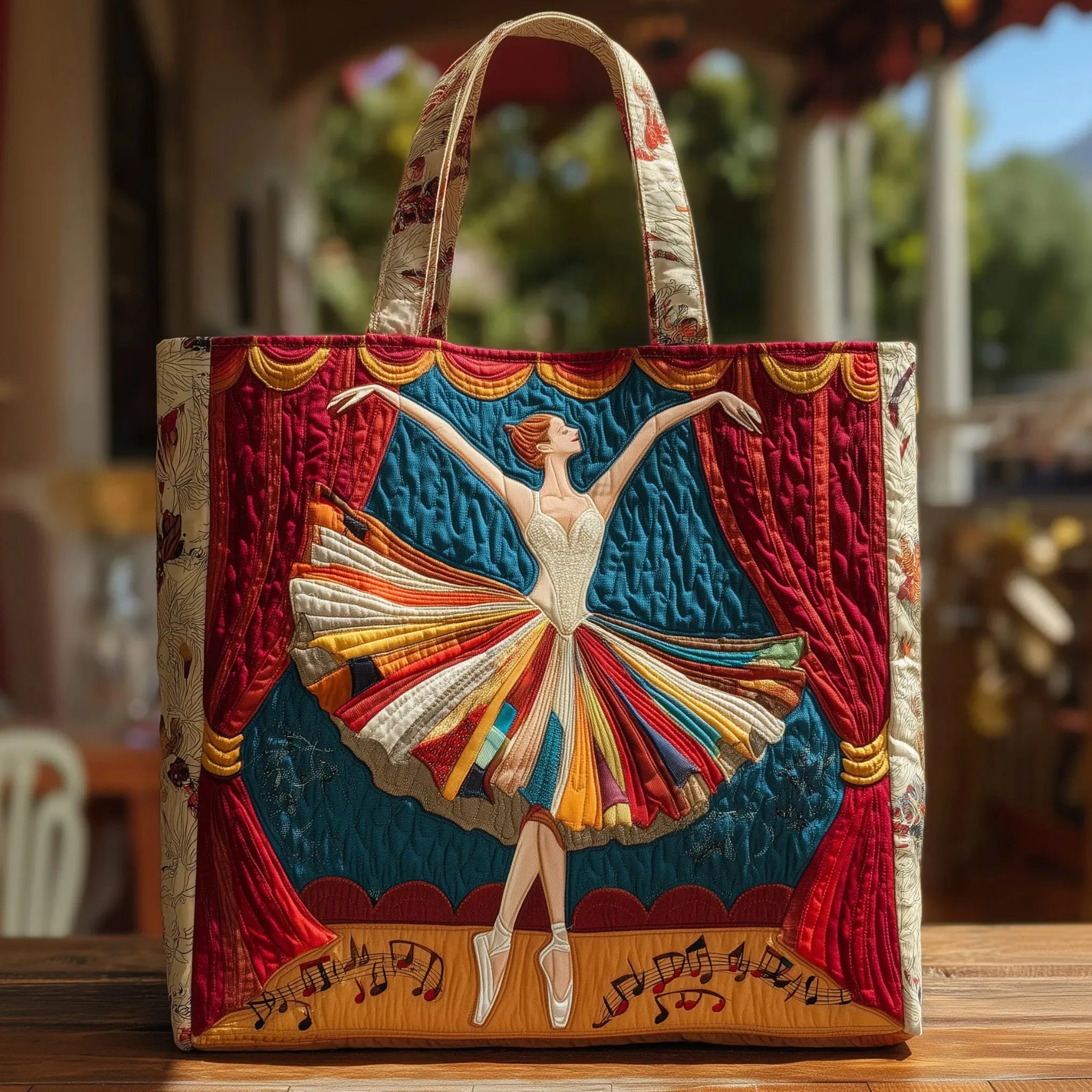 Gepolsterte Tasche – Elegante Ballerina