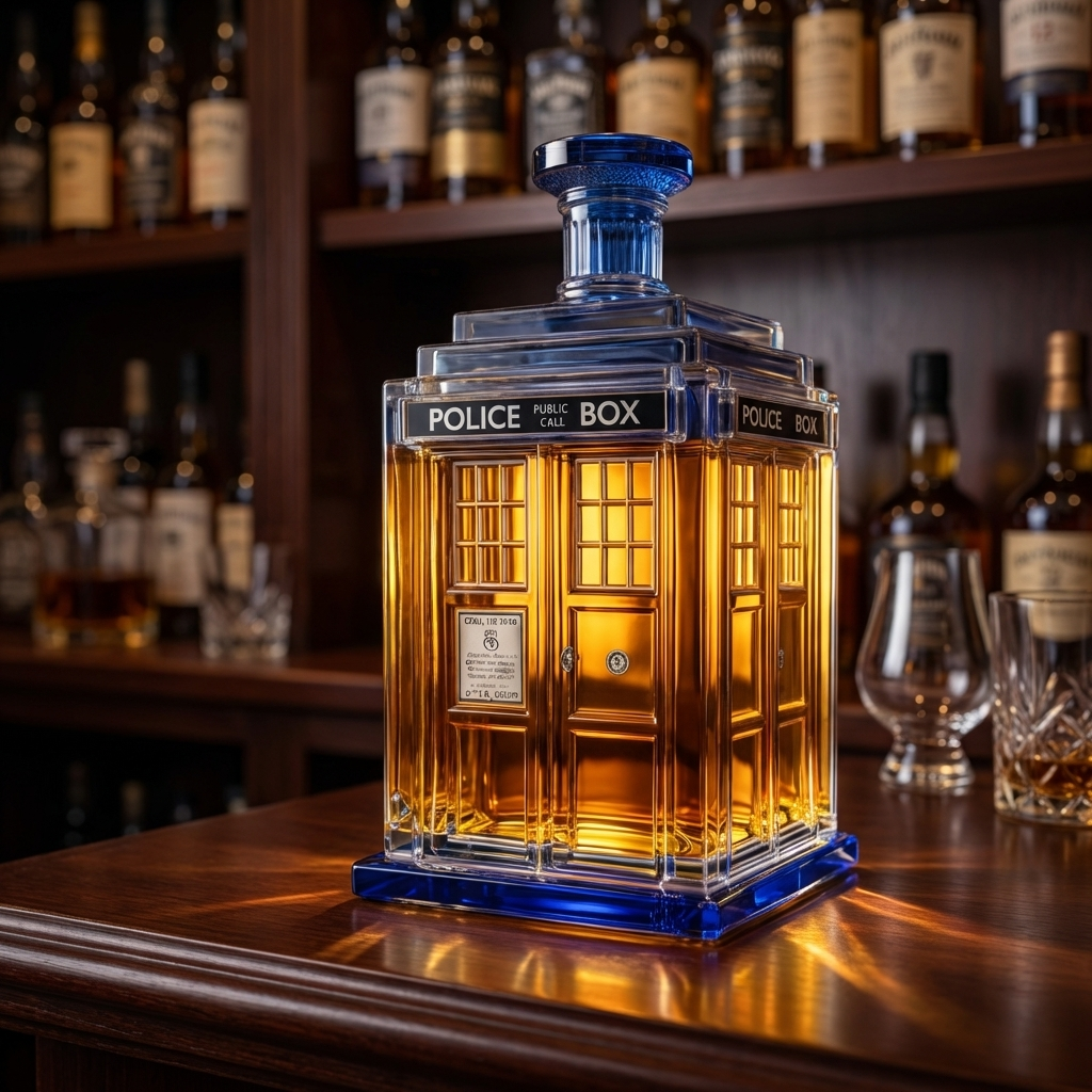 Whisky-Karaffe – Polizei-Box-Edition