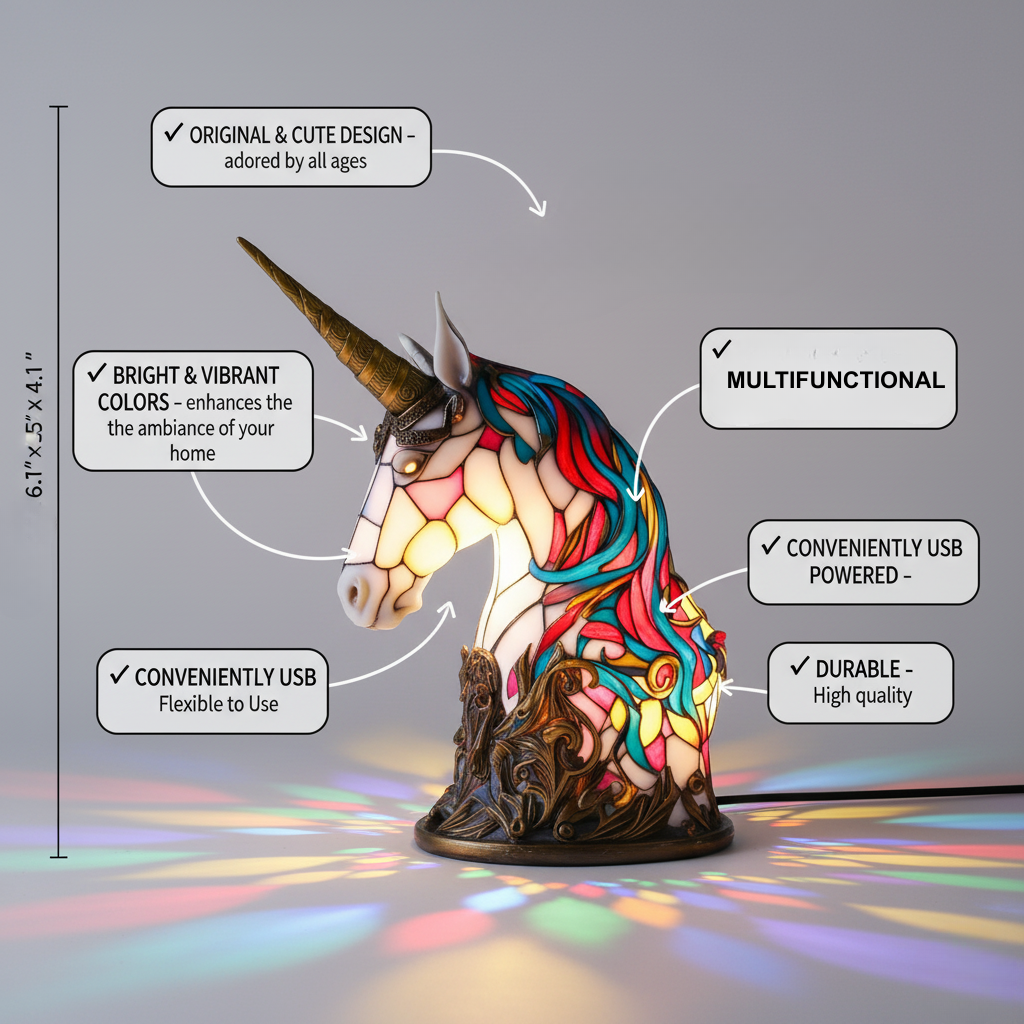 Verzaubertes Einhorn Luna