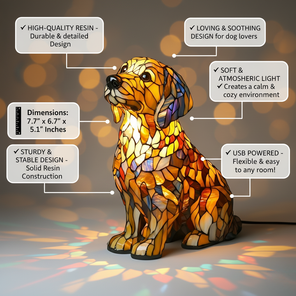 Figurine Lily – spiritueller Golden Retriever