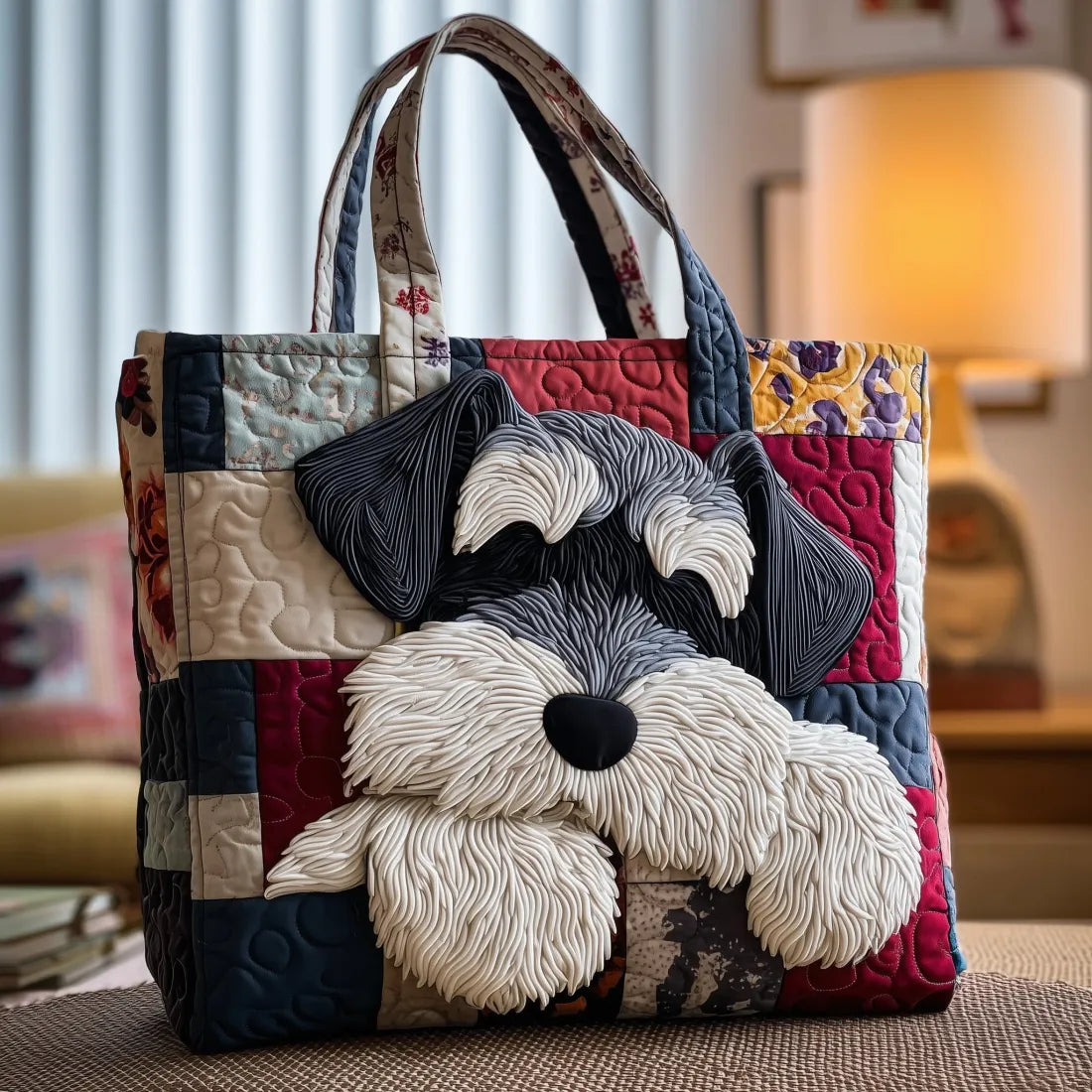 Handgefertigte Tasche – Schnauzer