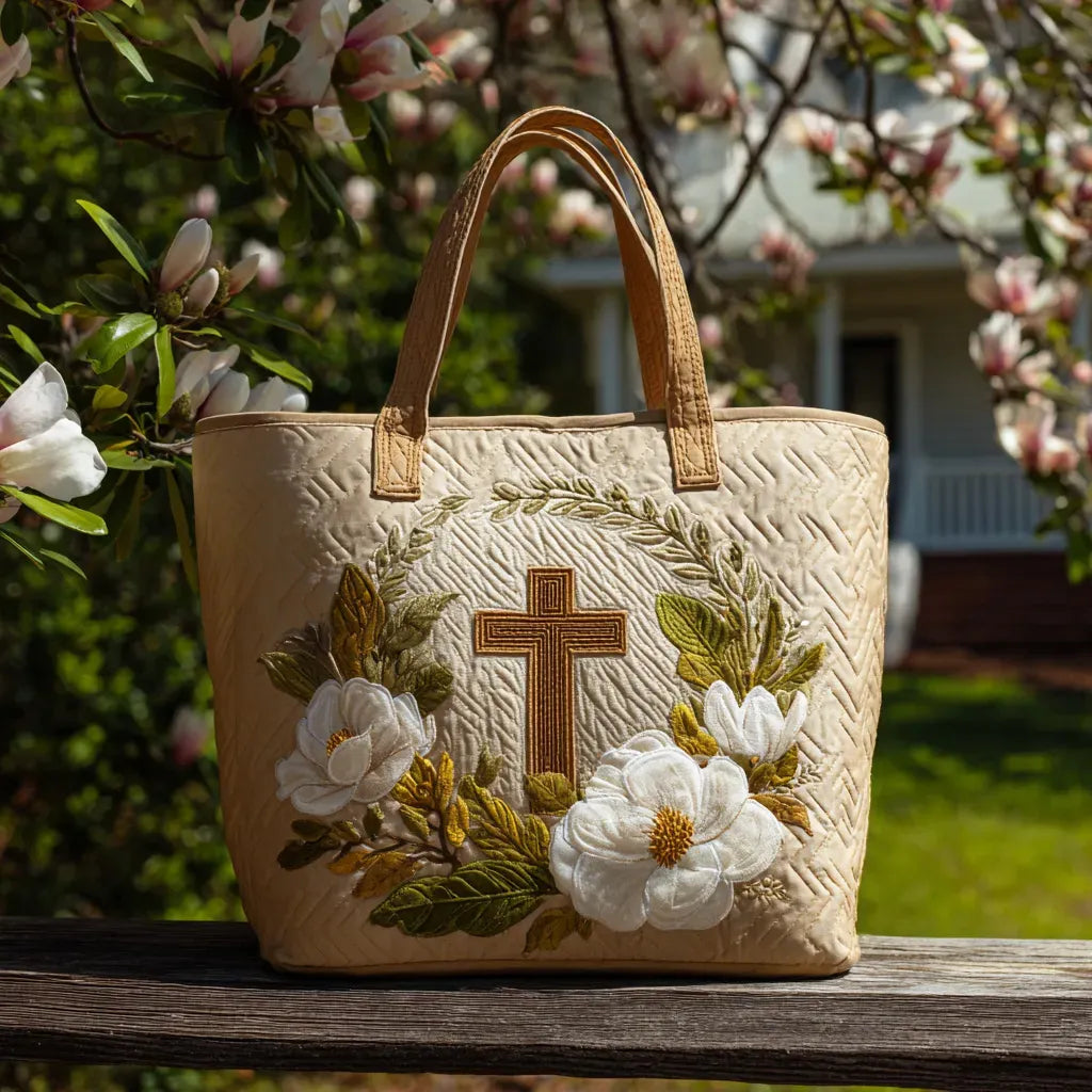 Handgefertigte Tasche – Heiliges Kreuz