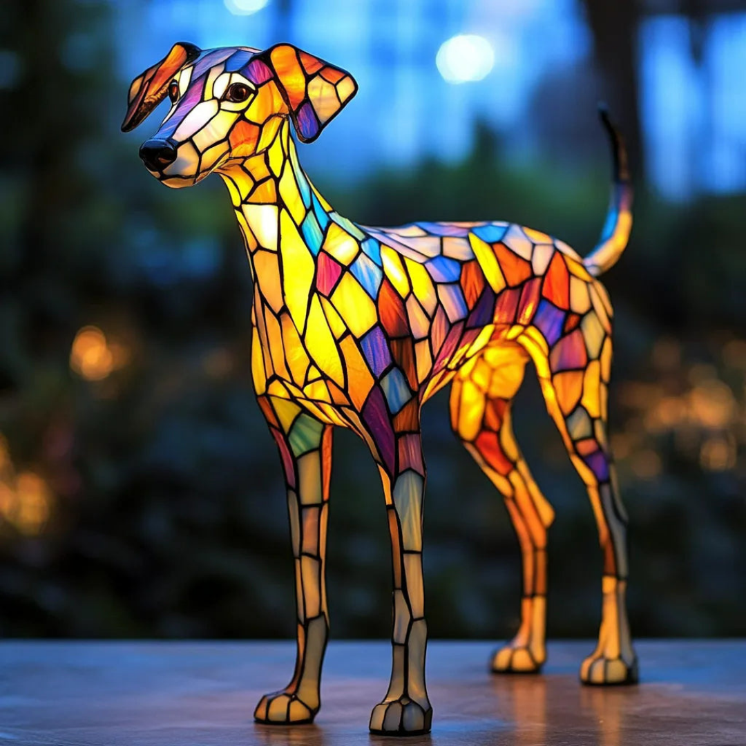 Lötglaslampe, inspiriert vom Whippet