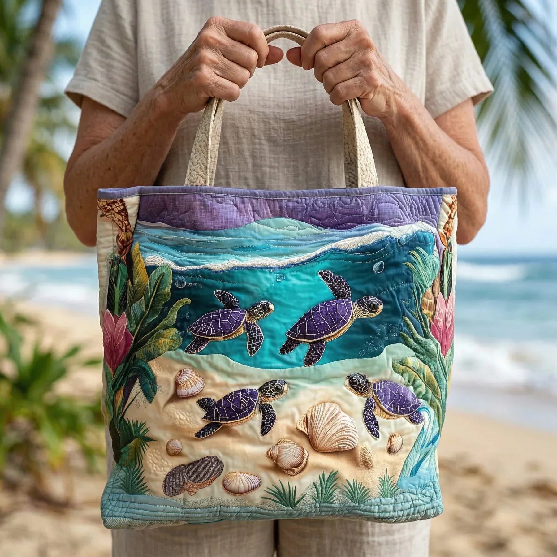 Handgefertigte Tasche – Geist der Lagune