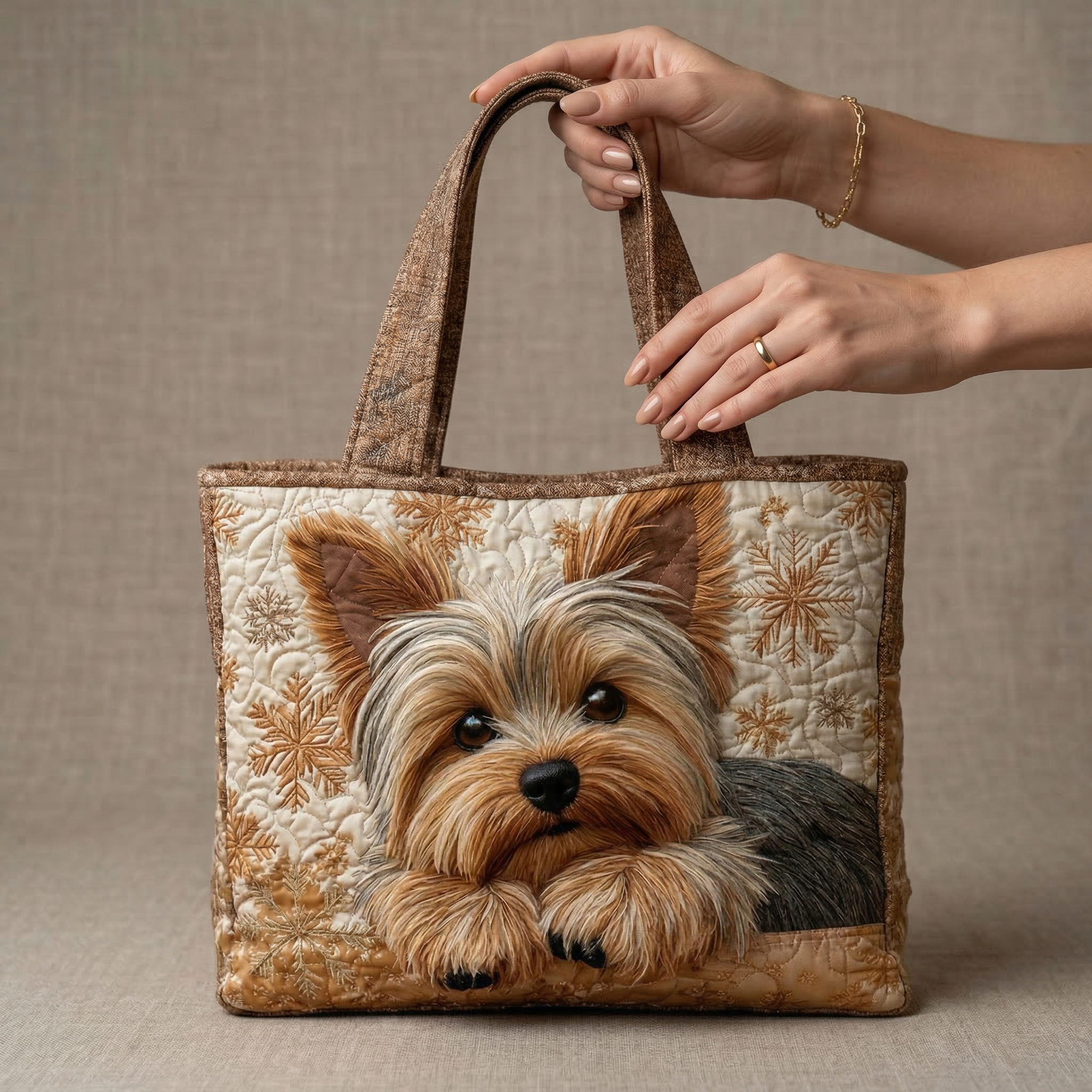 Handgefertigte Tasche – Süßer Yorkshire