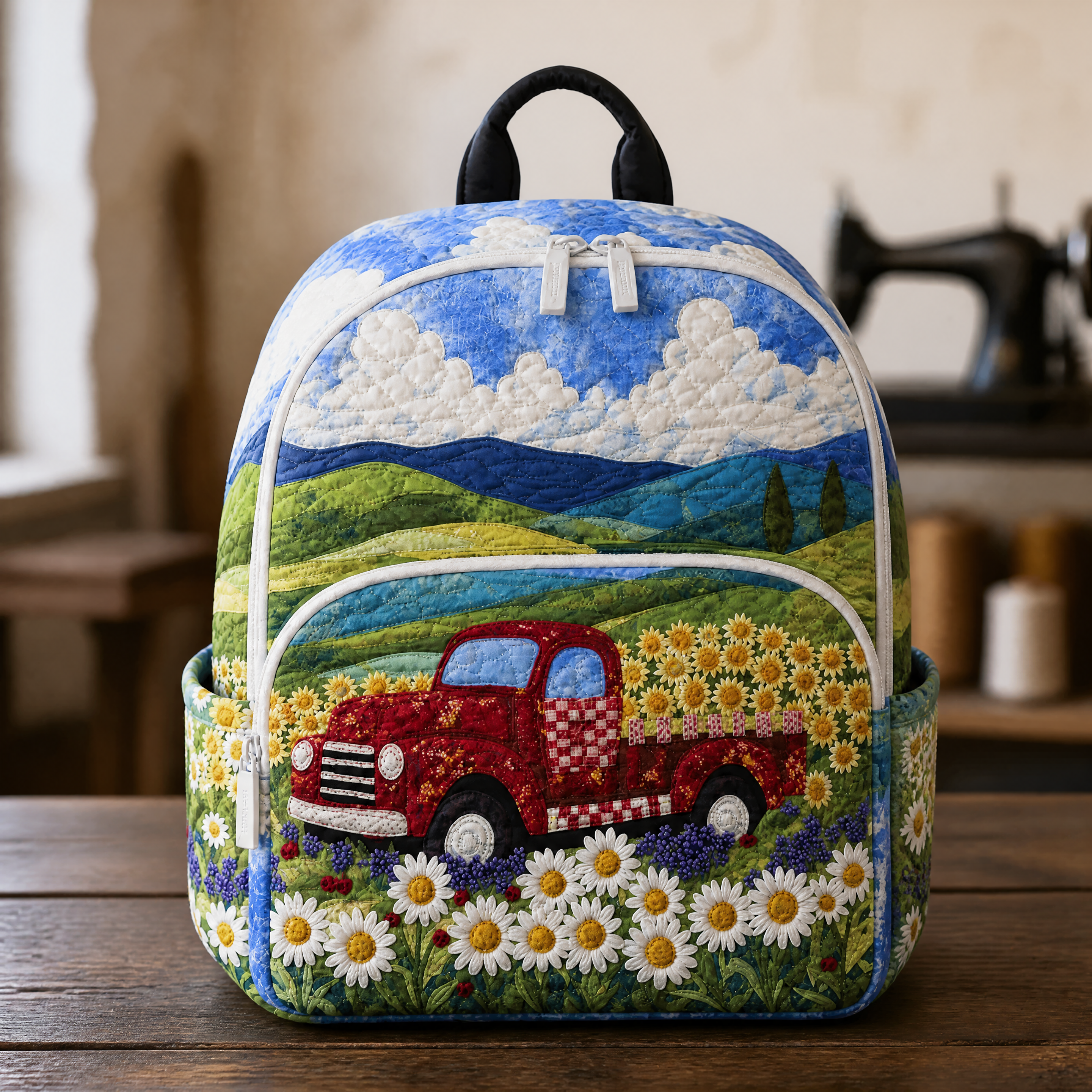 Gesteppter Rucksack