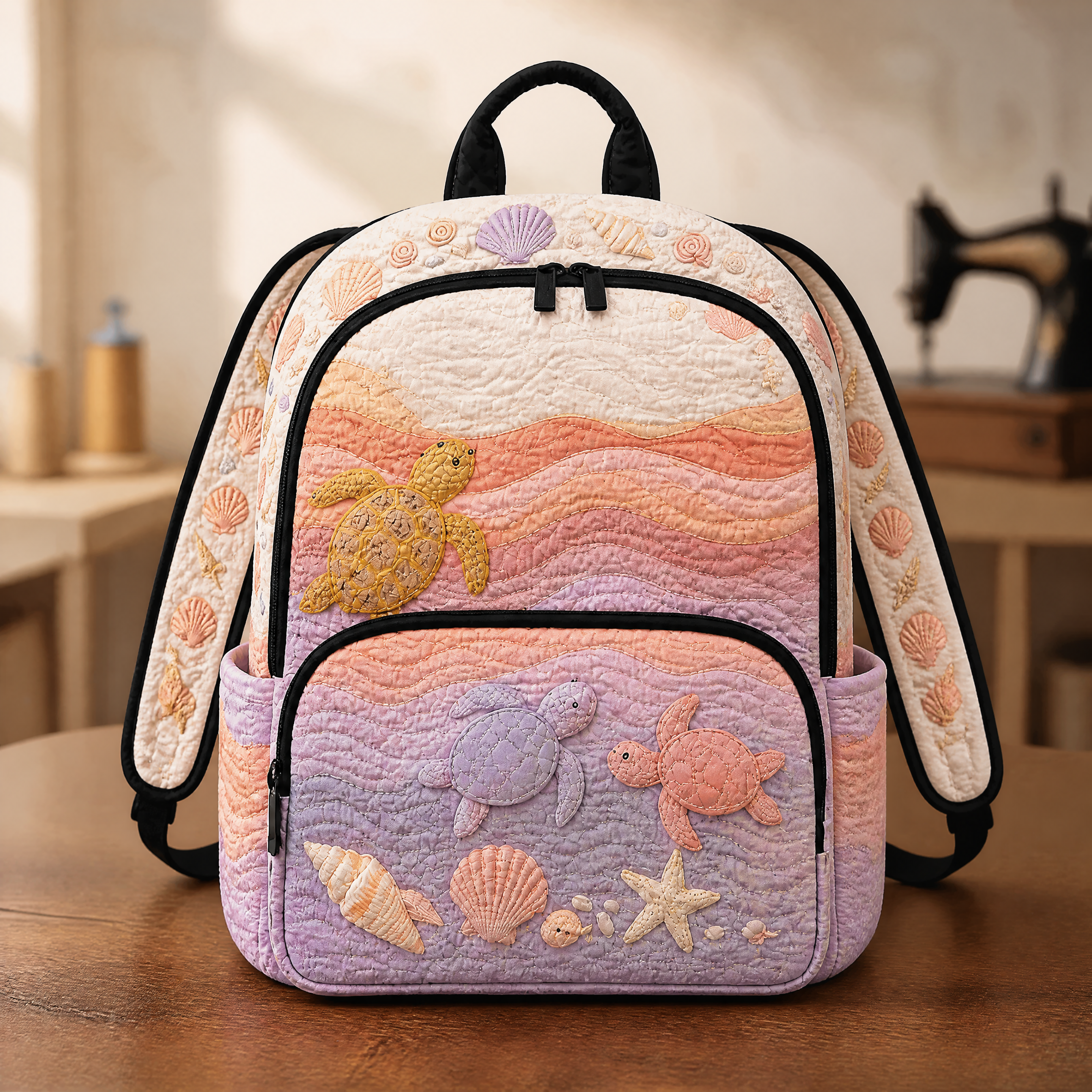Gepolsterter Rucksack – Meeresschildkröte