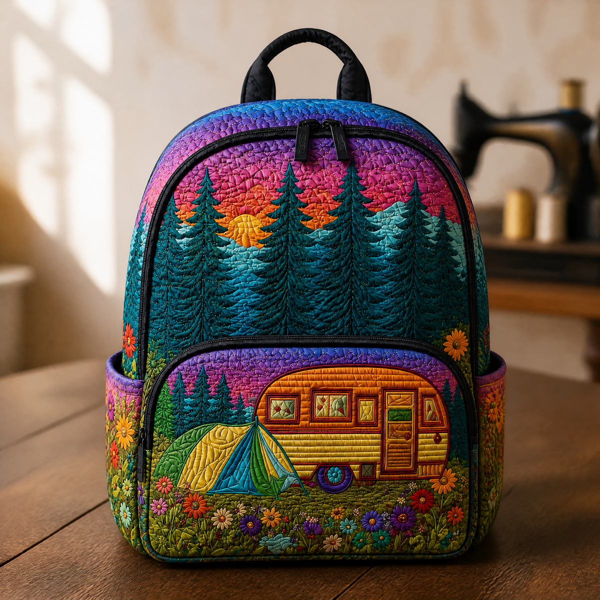 Gepolsterter Rucksack – Camping-Ambiente
